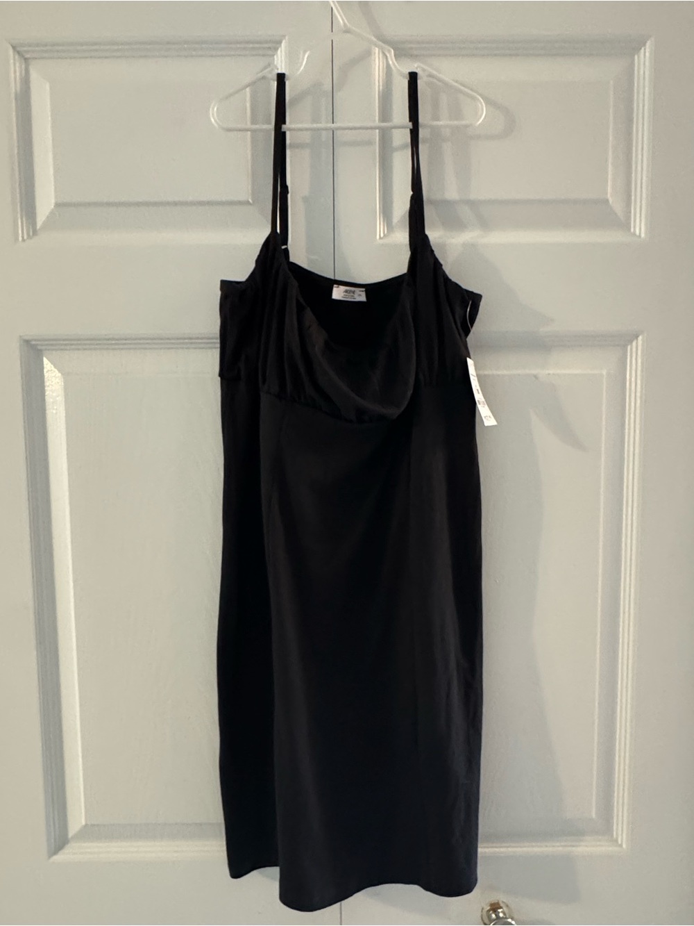 Ardene Black Mini Cowl Neck Slip Dress